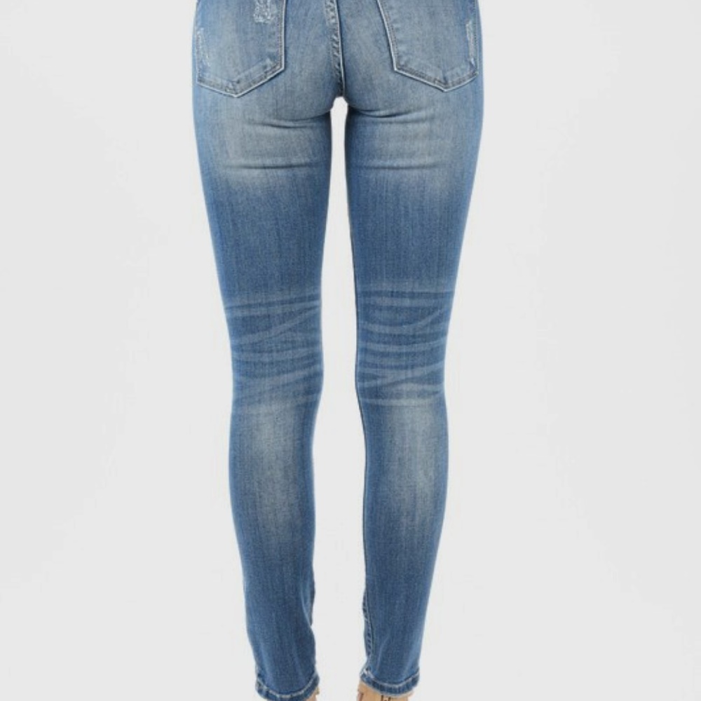 Judy Blue Destroyed Skinny Jeans - Picture 3 of 3